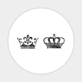 King and Queen Crown Magnet
